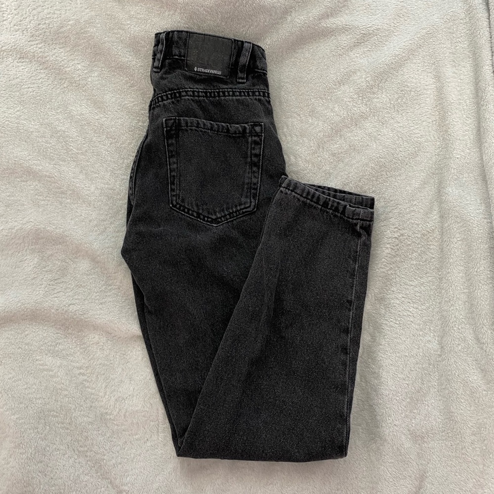 Stradivarius black jeans USA size: 00